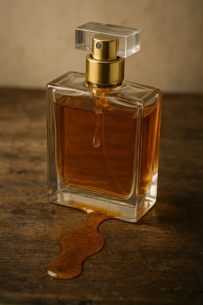 Poor sealing between the pump head and the bottleneck causes leakage
