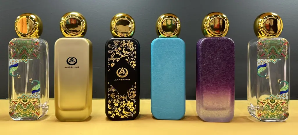 fragrance bottle surface treatment