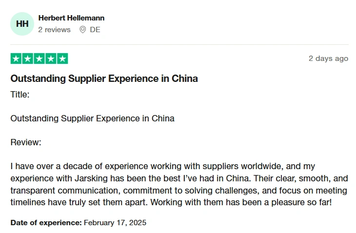 5stars from Contract Filling Factories