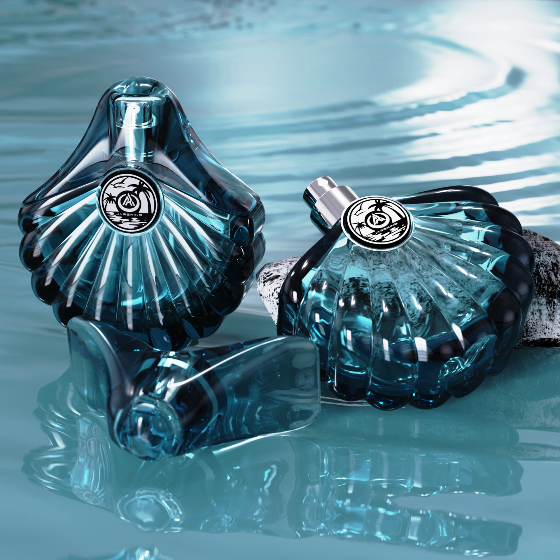 Seashell perfume bottle