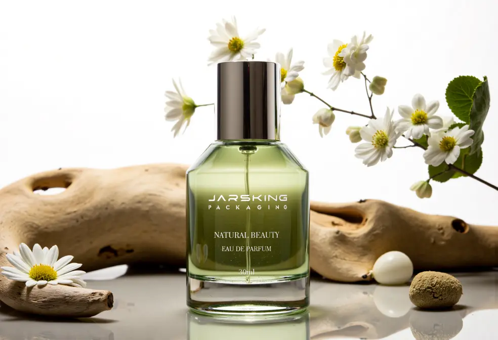 Sustainable glass perfume bottles