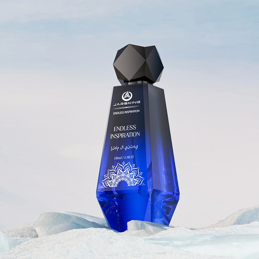 High-end tapered glass bottle