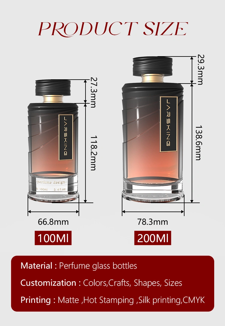 Textured perfume bottle design