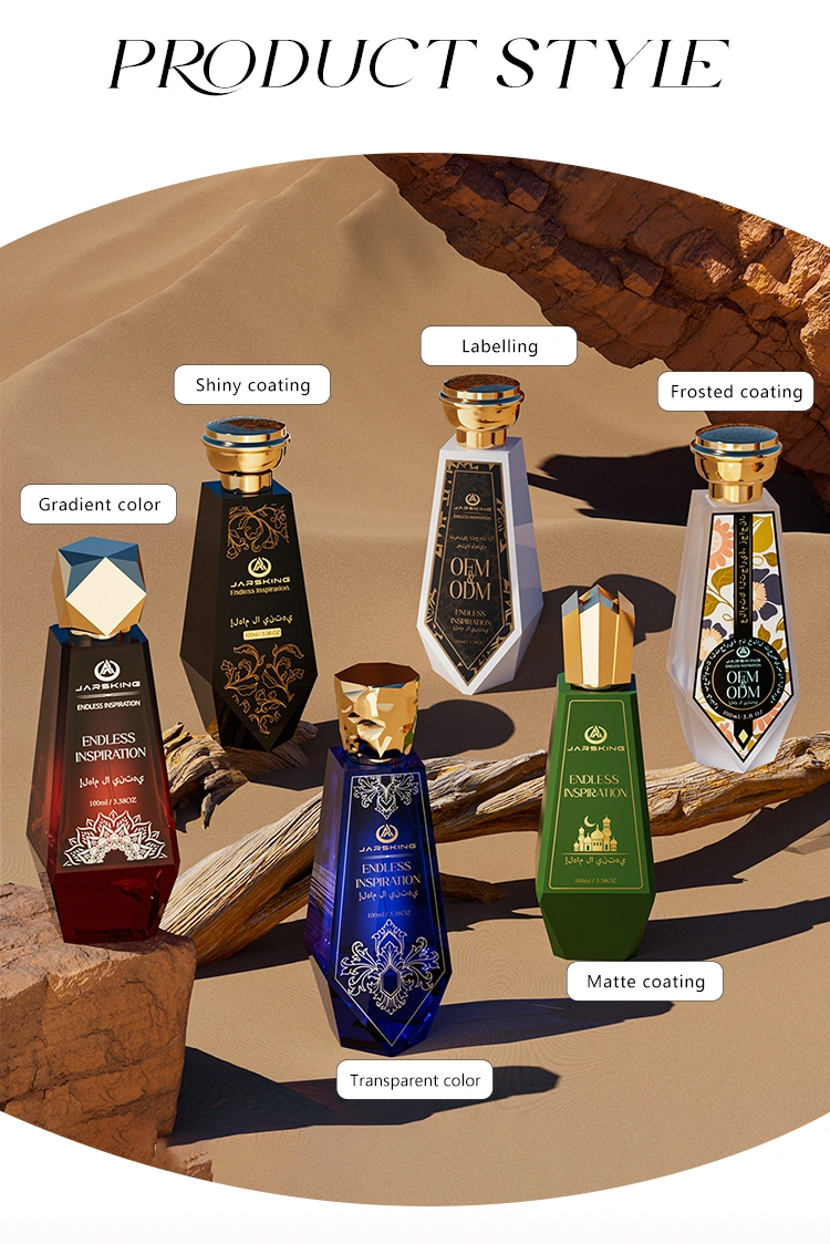 Unique empty perfume bottle