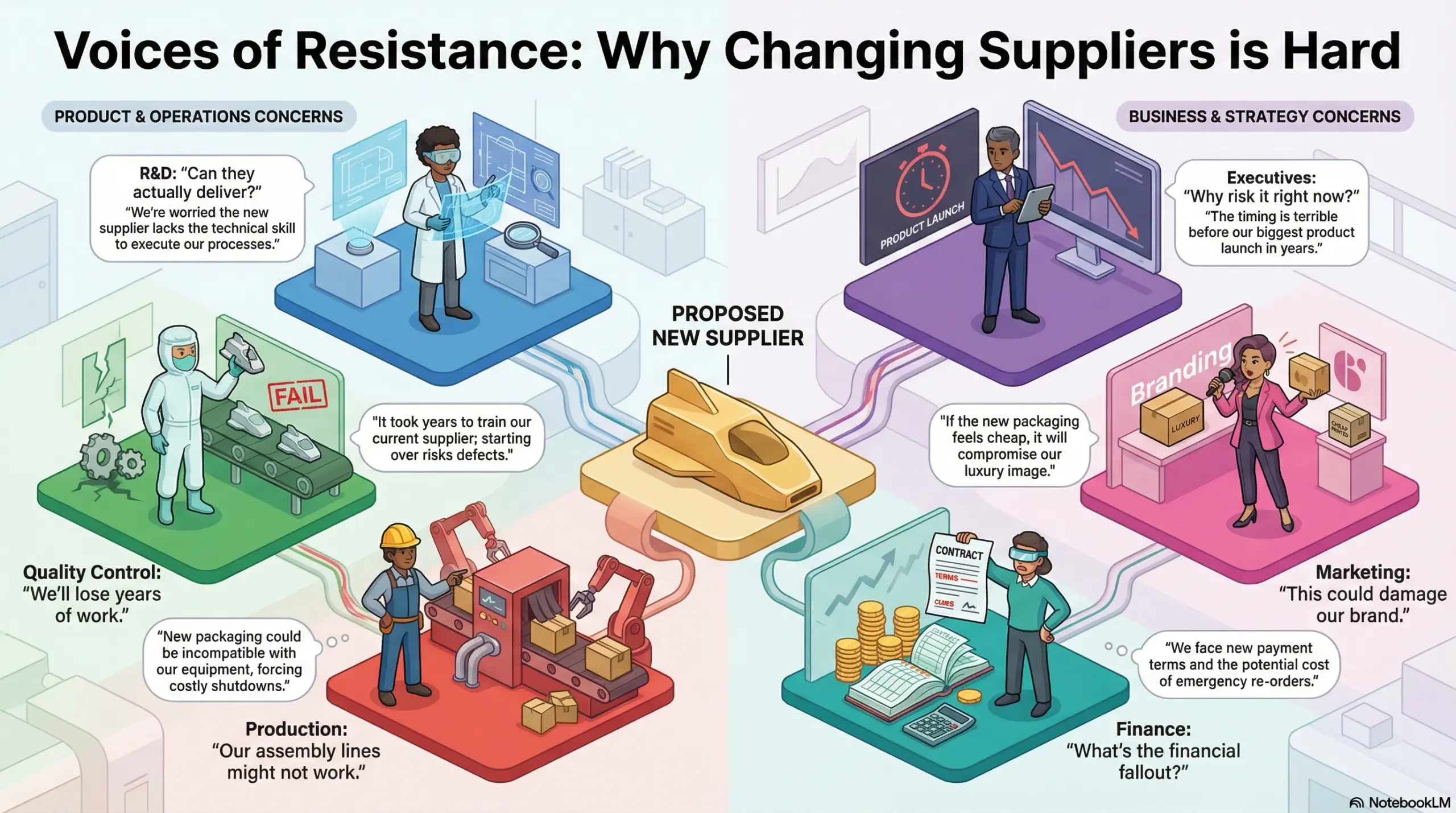 why changing supplier is hard