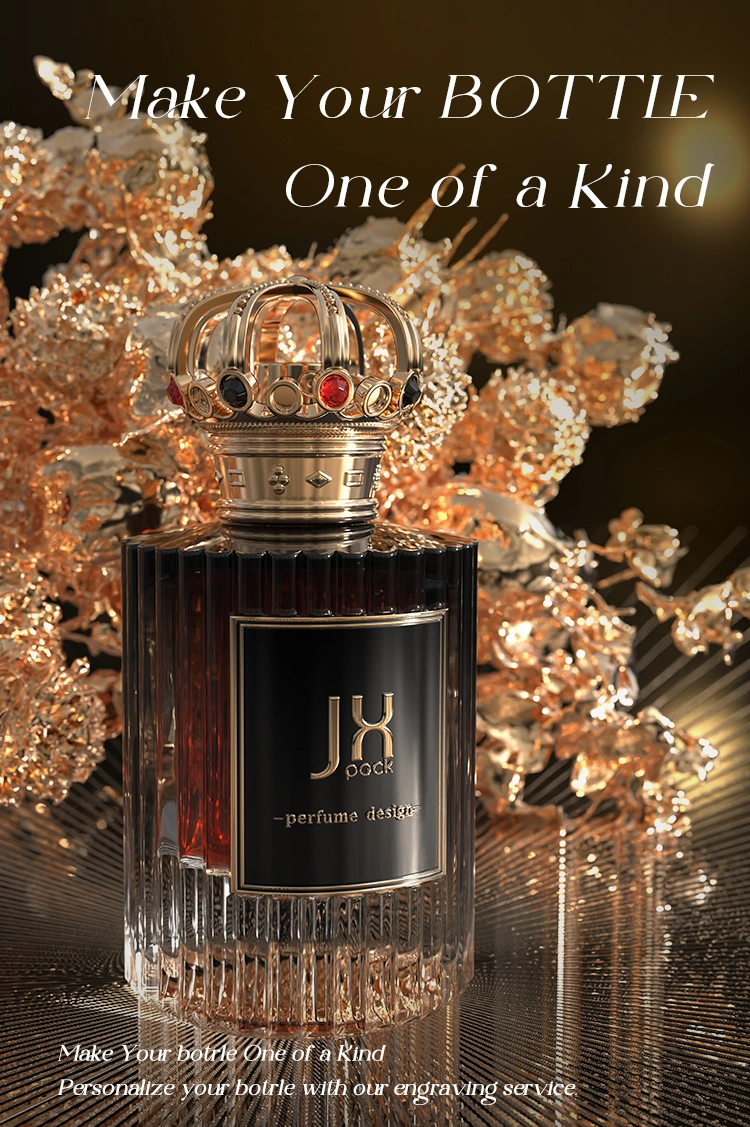 Custom silk printing on perfume bottles