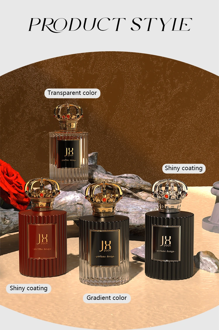 Luxury glass fragrance containers