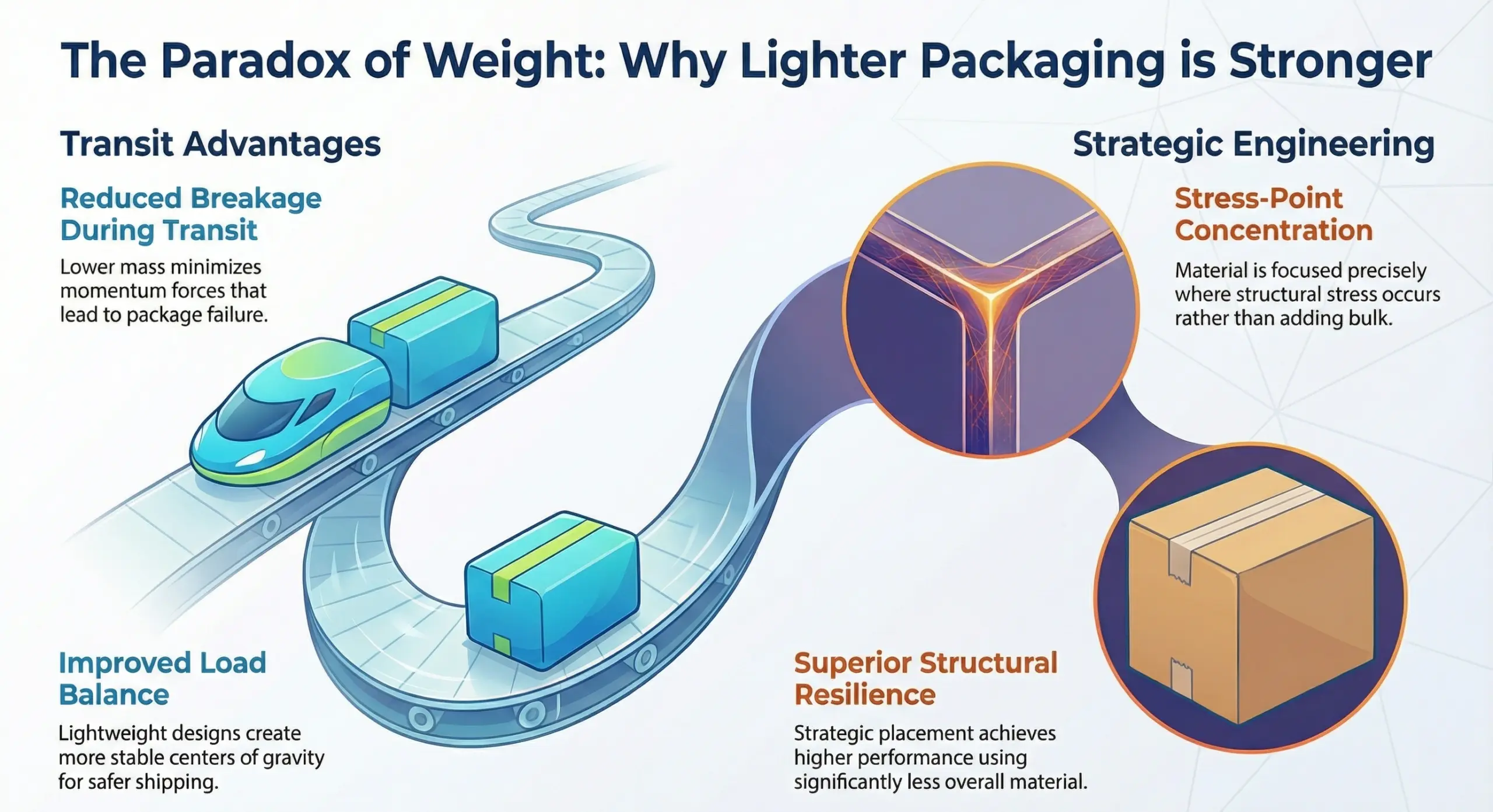 why lighter packaging is stronger