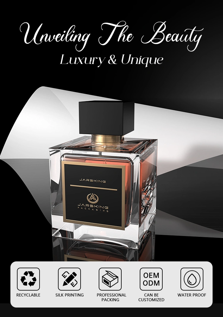 Cubic perfume bottle 100ml