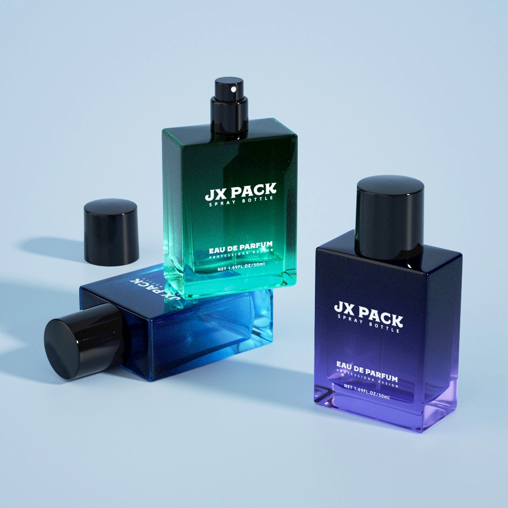Custom gradient perfume bottles