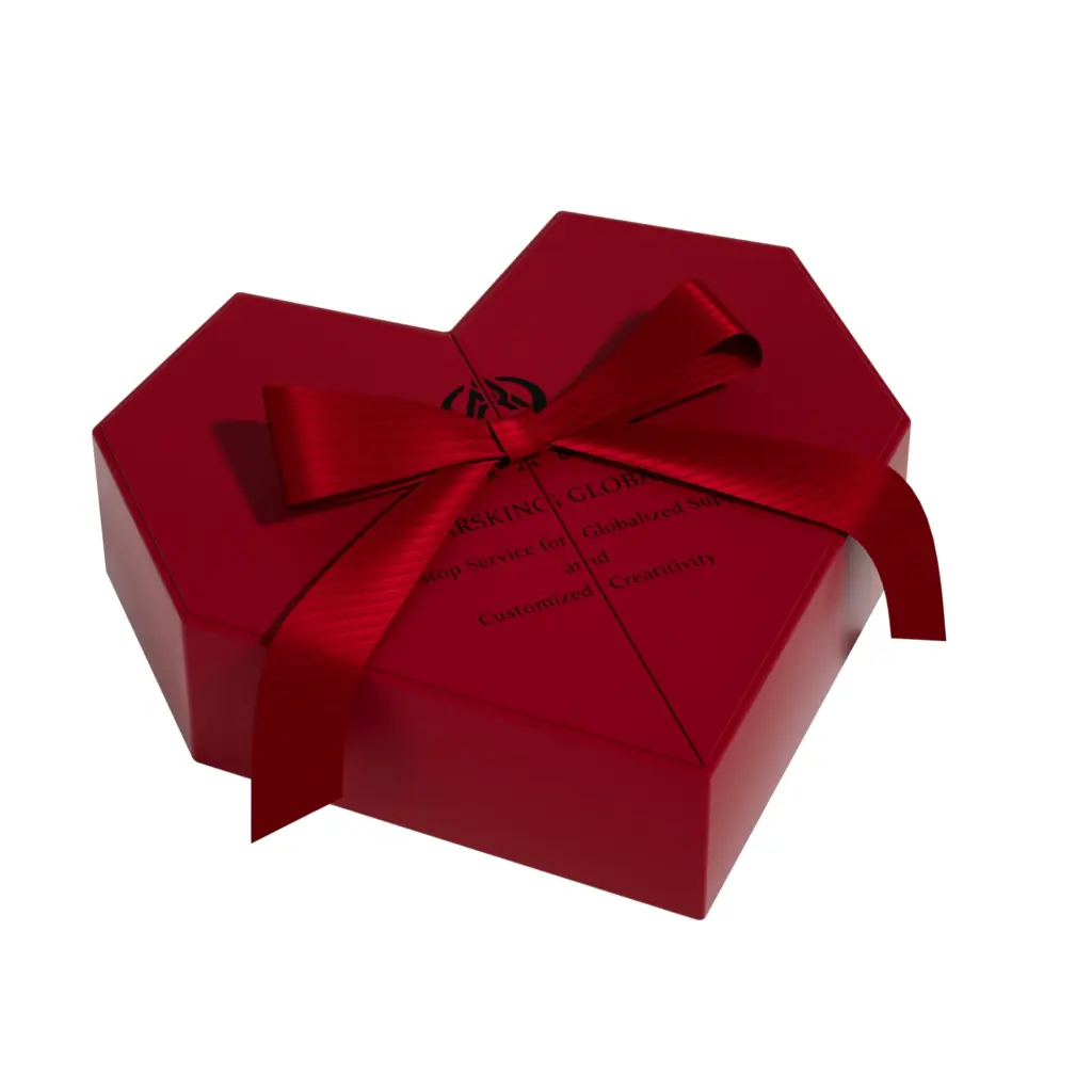 Heart-shaped Gatefold Box