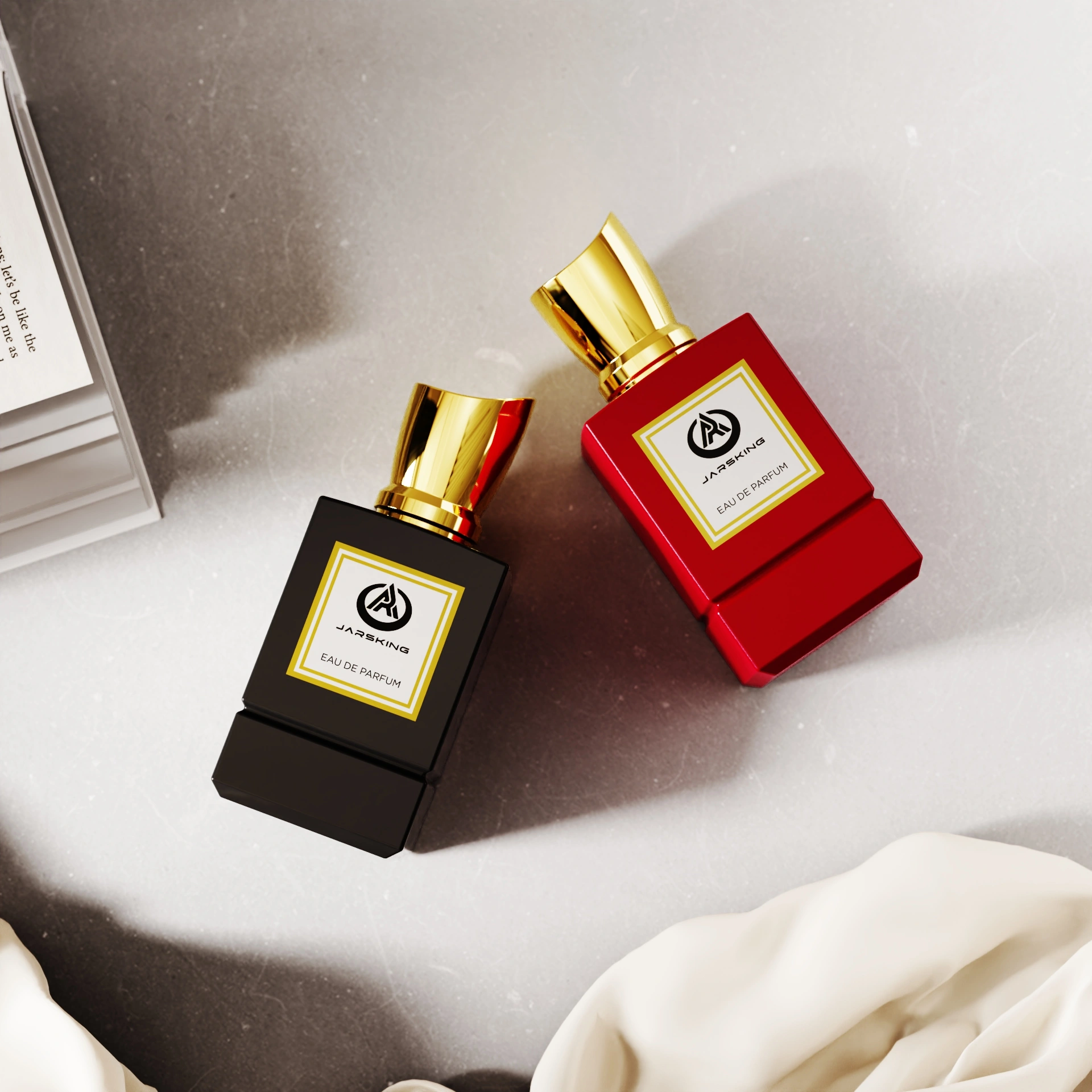 Perfume bottle with custom box