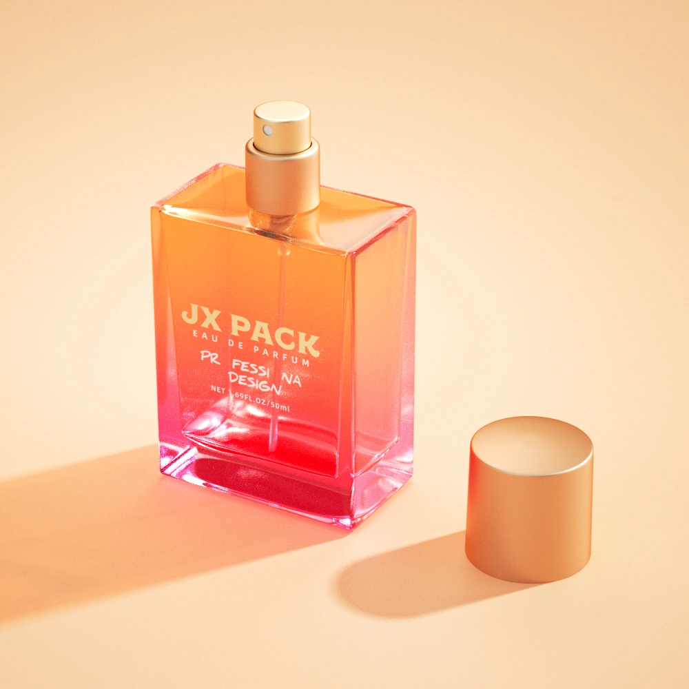 Square 50ml perfume bottle manufacturer