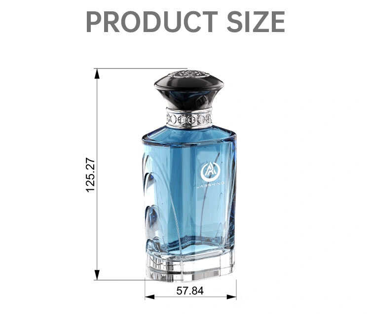 Arched design perfume glass bottle