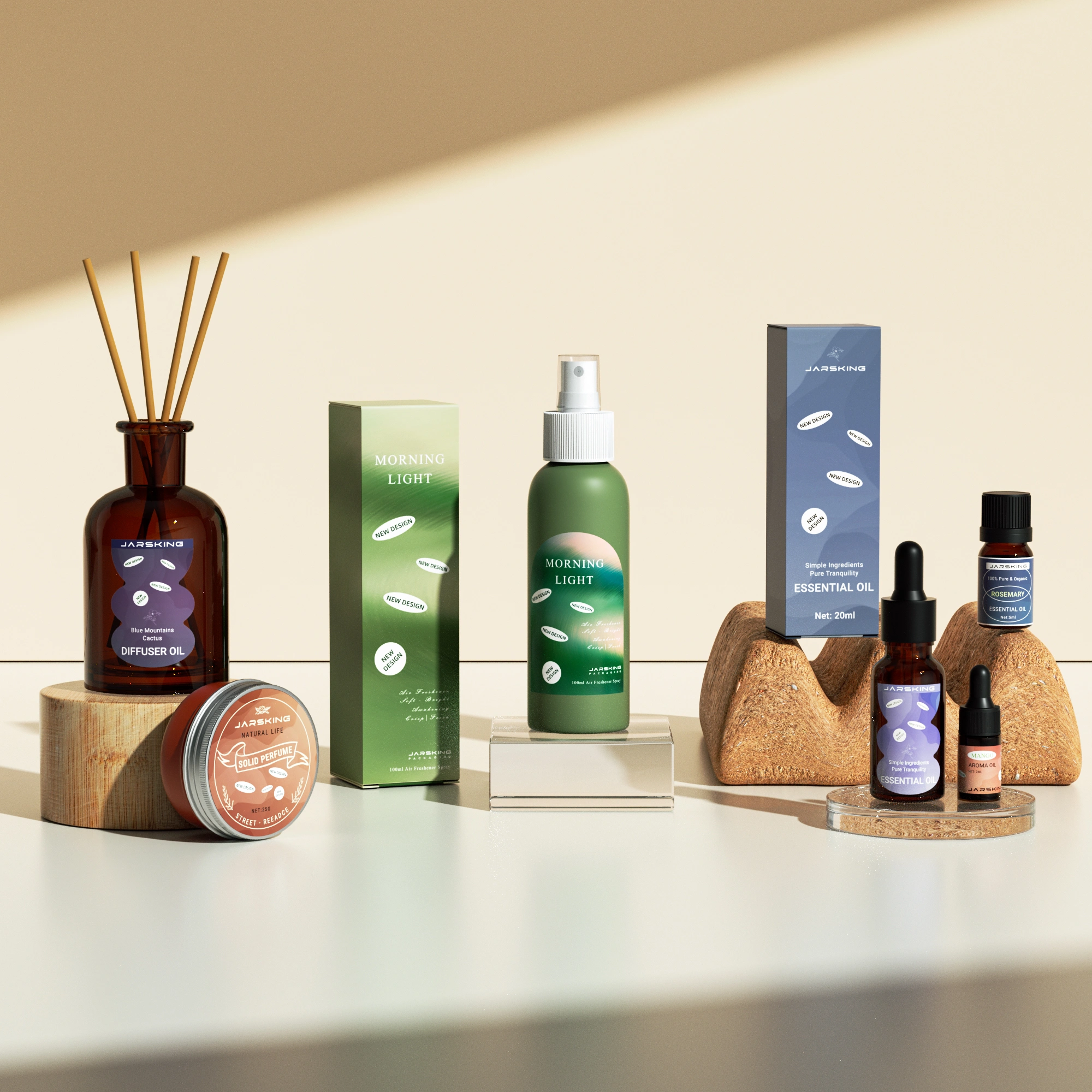 Custom branded essential oil sets