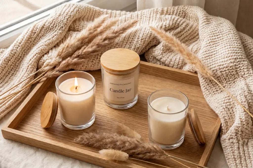 custom candle jar