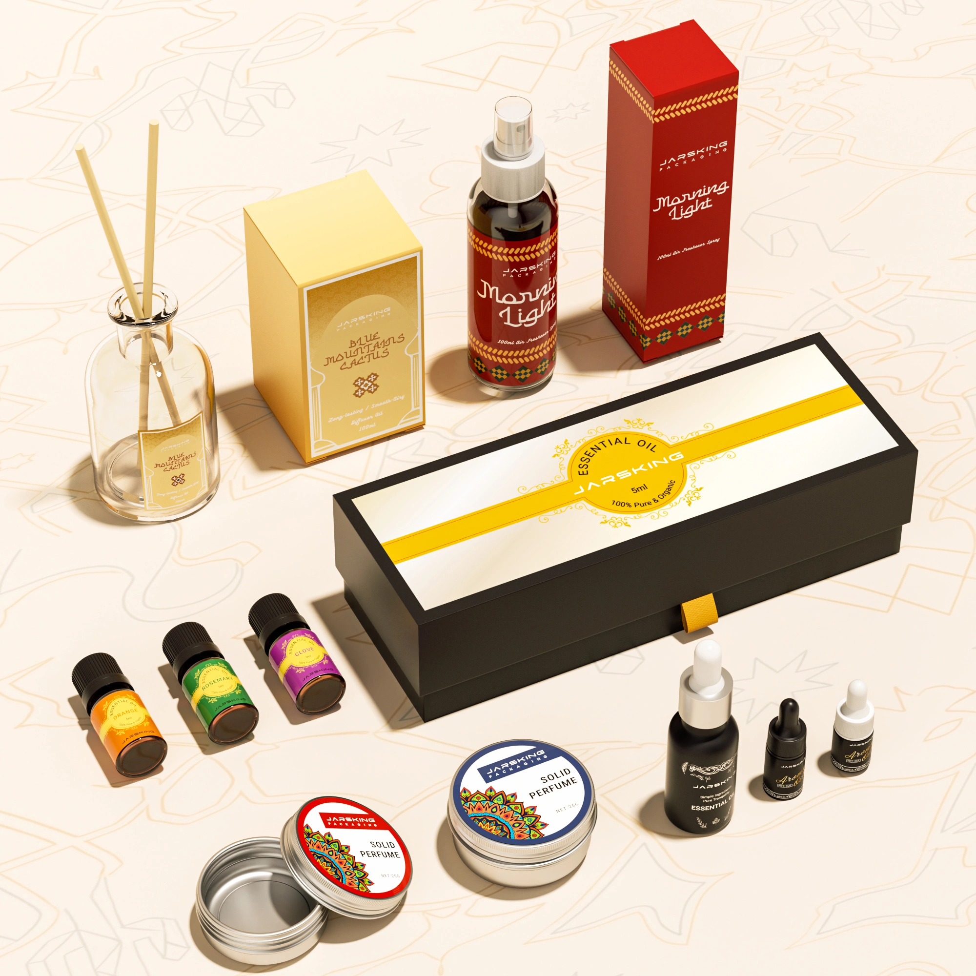 Essential oil roller bottles
