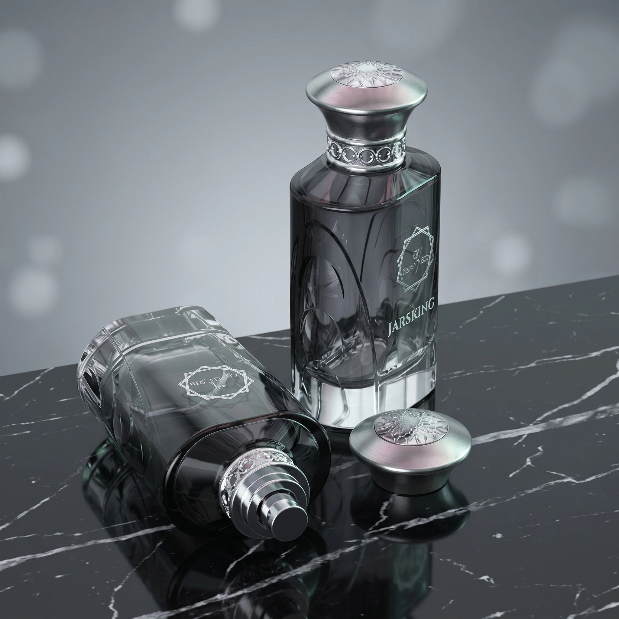 glass perfume bottles