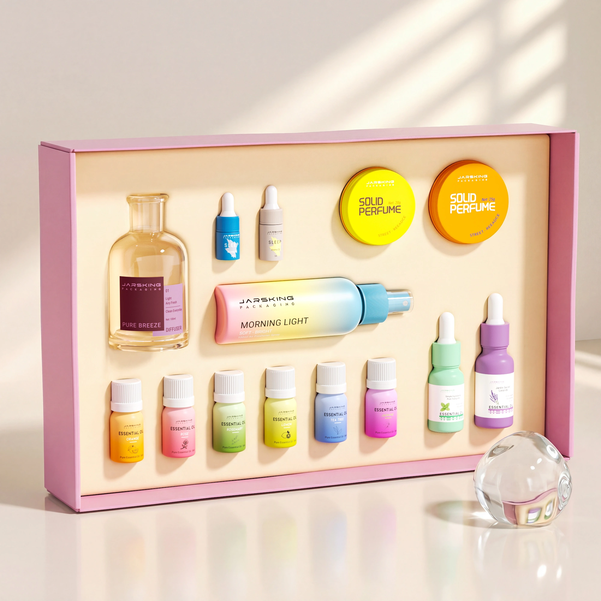 Luxury frangrance gift set packaging