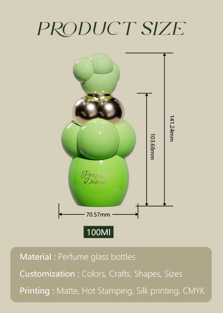 gradient color perfume bottle