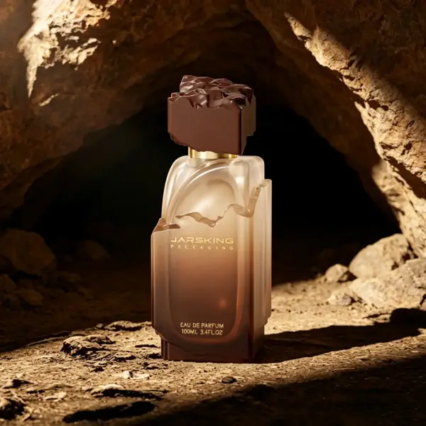 gradient glass perfume bottle
