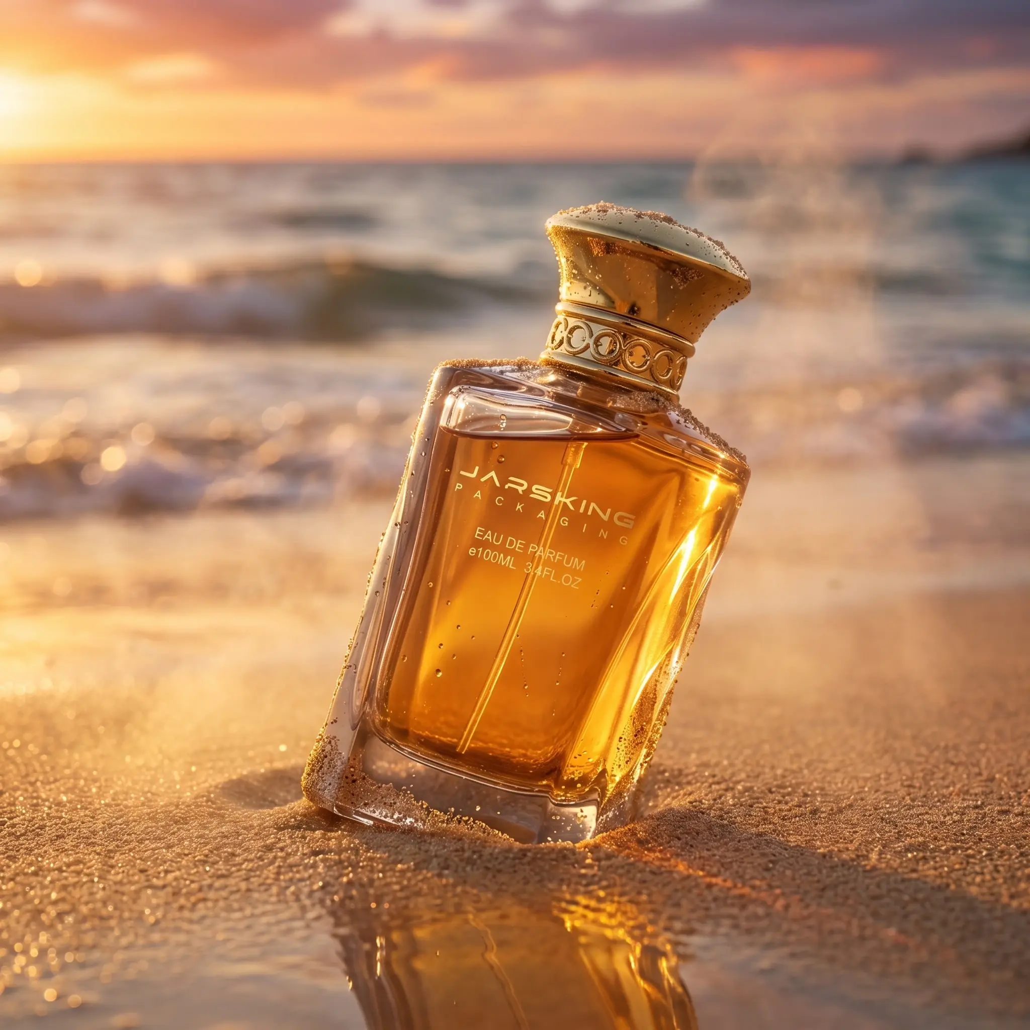 Wavy texture fragrance bottle wholesale