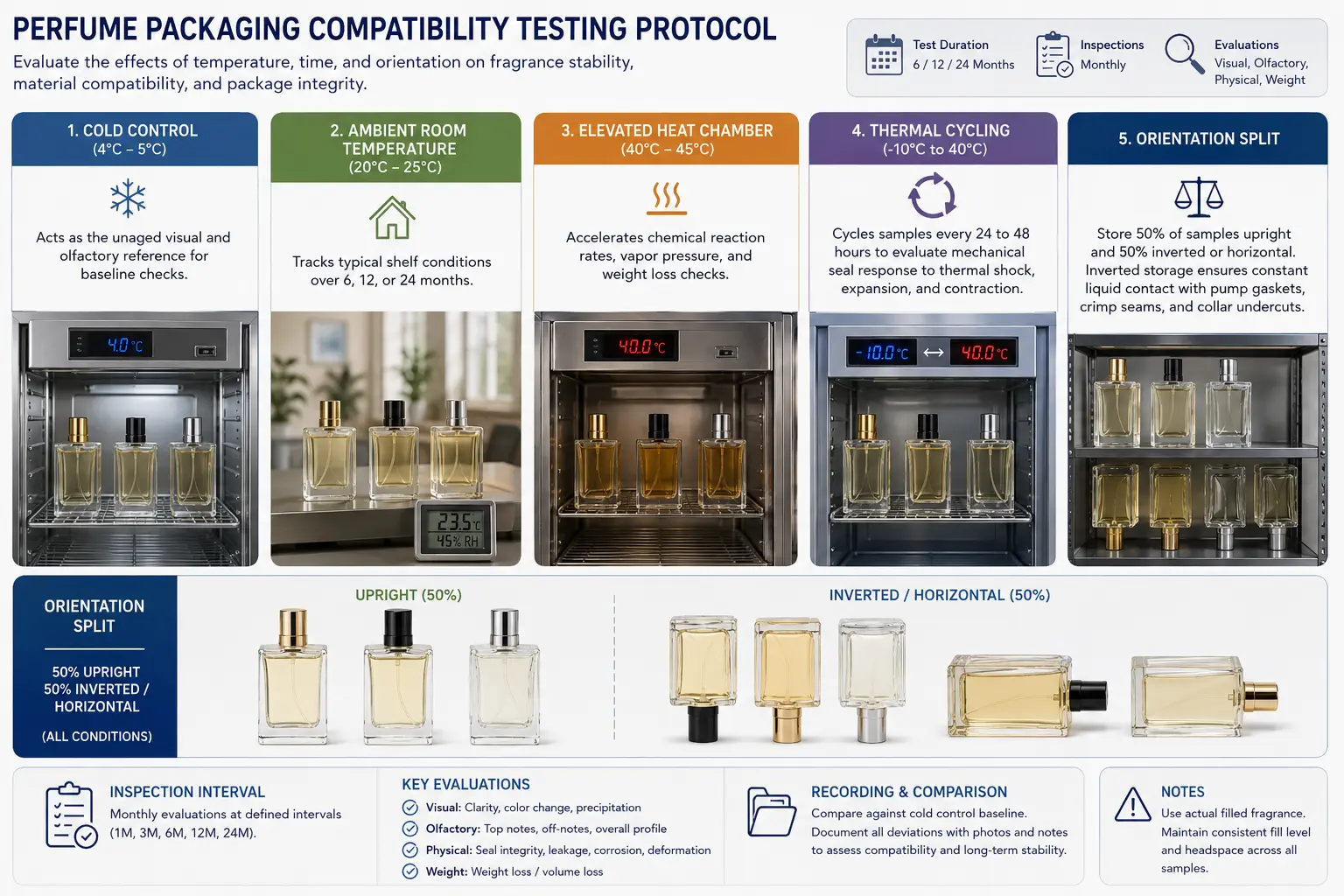 PERFUME PACKAGING COMPATIBILITY TESTING PROTOCOL