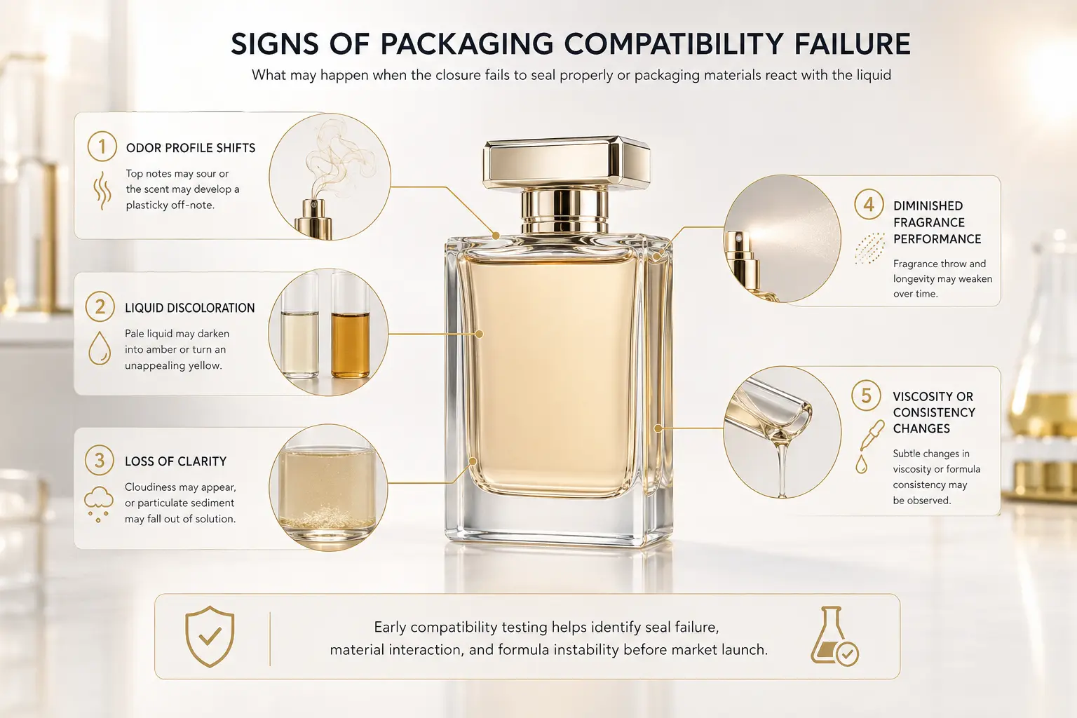 SIGNS OF PACKAGING COMPATIBILITY FAILURE