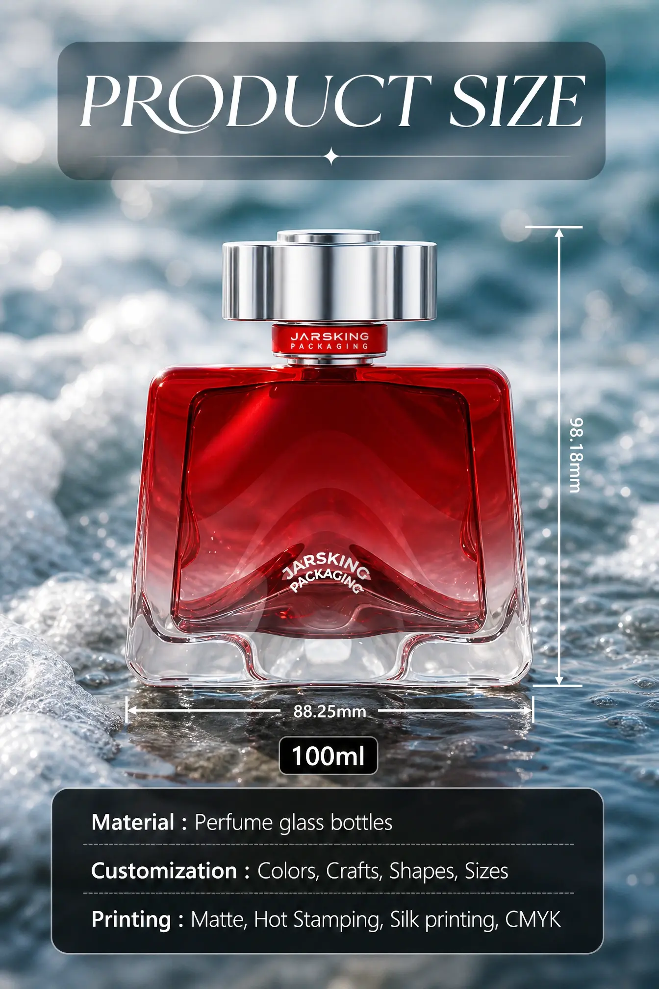 custom fragrance bottle with logo