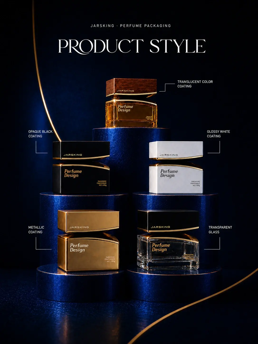 luxury perfume glass bottle OEM