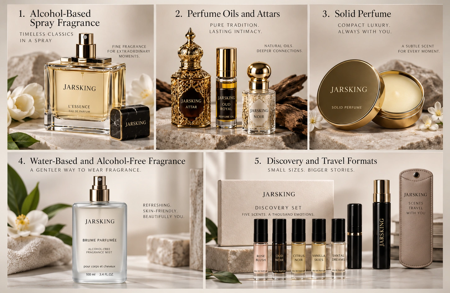 One Fragrance Range, Several Packaging Formats