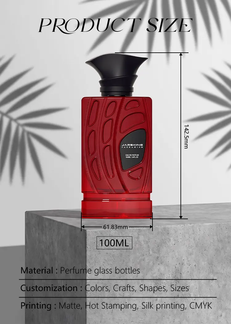 Thick bottom luxury cologne container